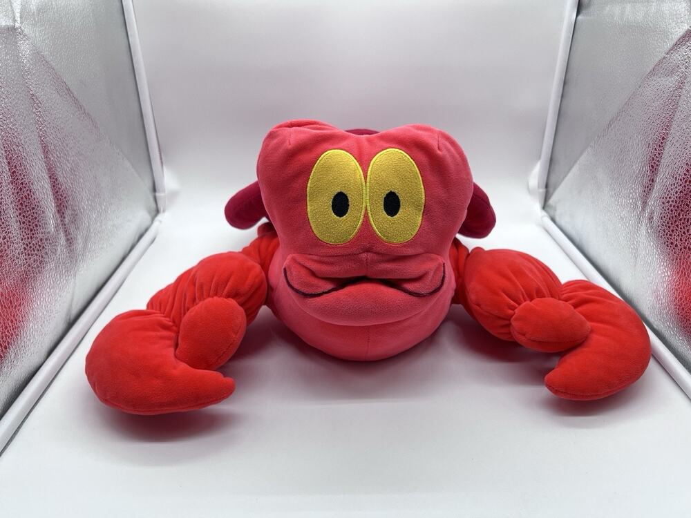 Disney Princess Little Mermaid Sebastian Plush Soft Toy Stuffed Animal 15”